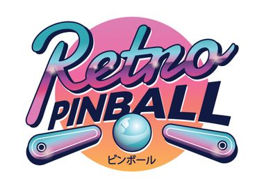 Retro pinball minimalistic