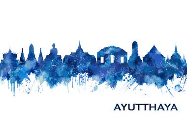 Ayutthaya Thailand Skyline