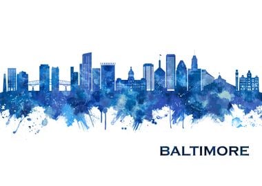 Baltimore Maryland skyline