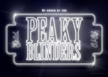 Peaky Blinders Razor Neon