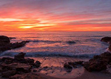 landscapes beaches sunsets