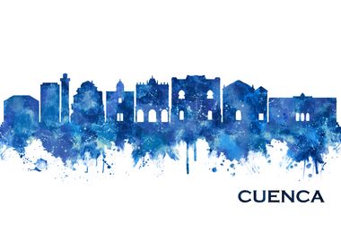 Cuenca Spain Skyline Blue