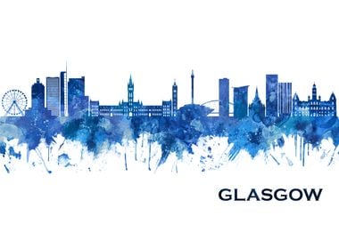 Glasgow Scotland Skyline