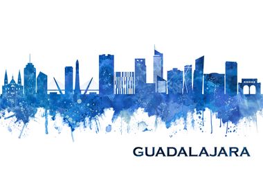 Guadalajara Mexico Skyline