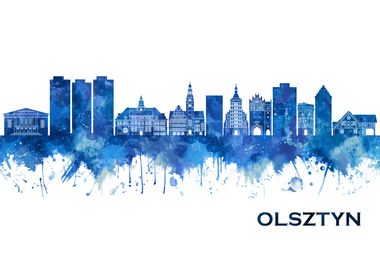 Olsztyn Poland Skyline