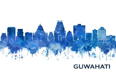 Guwahati Assam Skyline