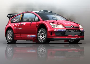 Citroen C4 WRC Loeb Art