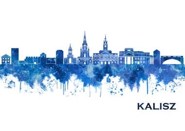 Kalisz Poland Skyline Blue