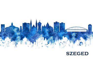 Szeged Hungary Skyline