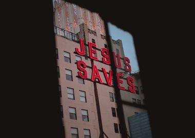 Jesus Saves Facade