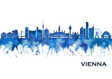 Vienna Austria Skyline