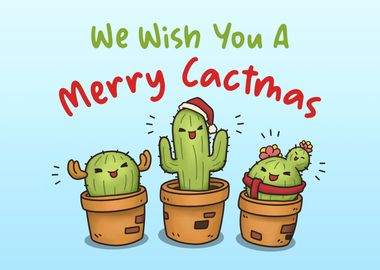 Merry Christmas Cactus