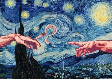 Joint pass starry night