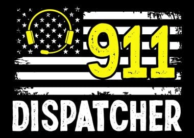 Dispatcher 911 Thin Gold