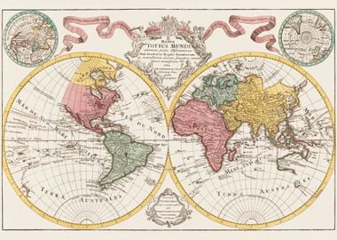 Vintage World Map