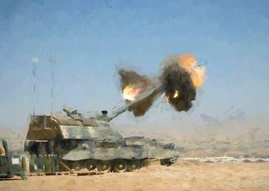 Selfpropelled artillery