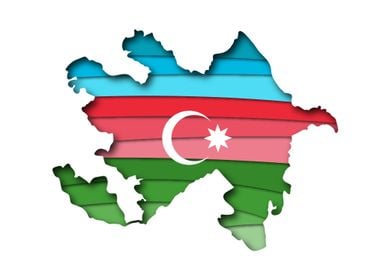 Map of Azerbaijan 