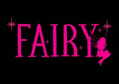 Fairycore Fairy Text Art