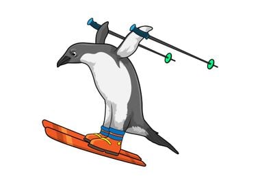 Penguin Skier Ski