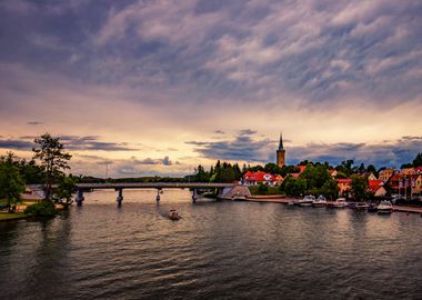 Landscape, lake, Poland