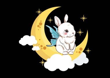 Fairycore Fairy Bunny Moon