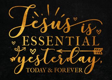 Jesus is essential