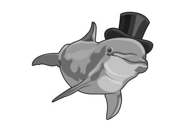 Dolphin Gentleman Top hat