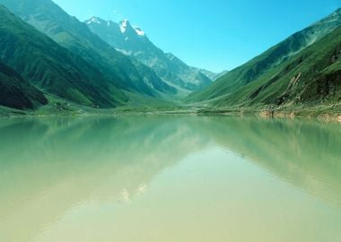 Mountains at Lake Nature