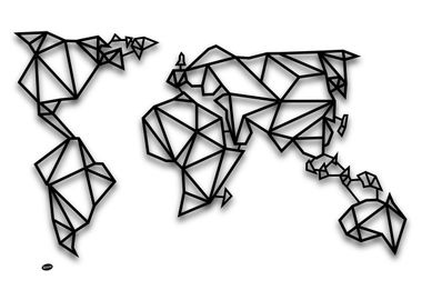 Geometric World Map