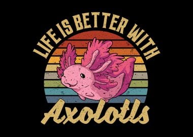 Axolotls Retro