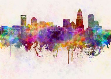 Charlotte skyline 