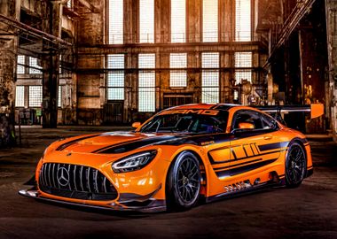 Mercedes AMG GT3 Sport Car