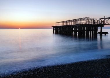 Sunset at the Sea Beach