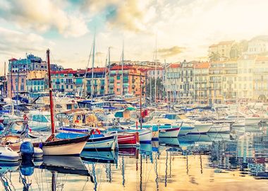 Harbor In Cannes