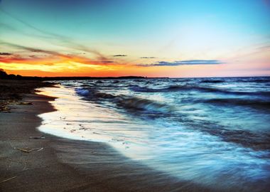 Sunset at the Sea Beach