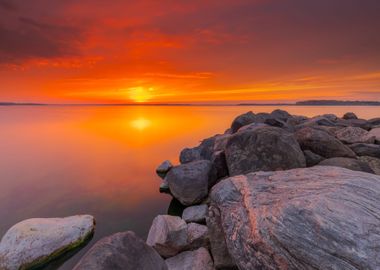 Sunset at the Sea Beach