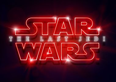 Episode VIII The Last Jedi neon