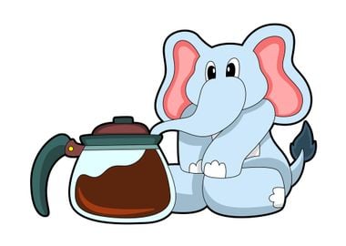 Elephant Coffee pot Coffee