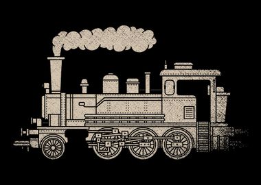 Steam Locomotive Retro