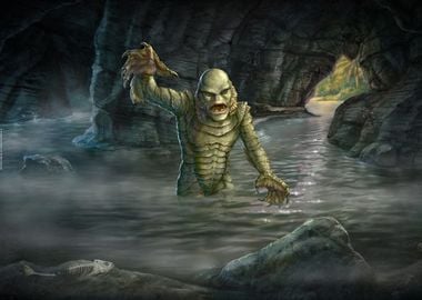 Creature in the water