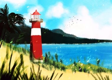 Lighthouse at the Beach