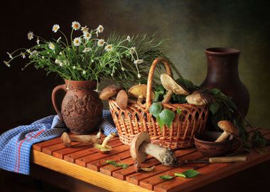 Mushrooms Basket