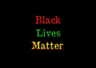 Black lives matter text de