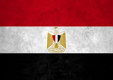 Flag of Egypt on Wall