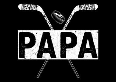 Ice Hockey Papa Hockey Fan