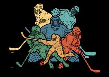 Retro Ice Hockey