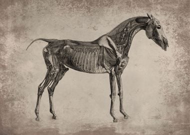 Vintage Horse Anatomy