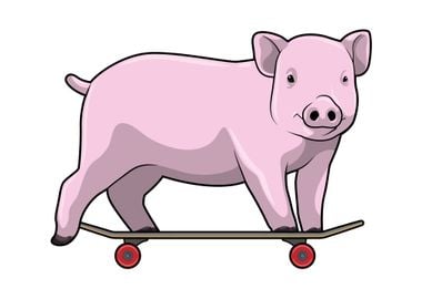 Pig Skater Skateboard