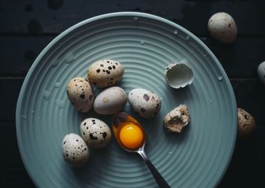 Quail eggs