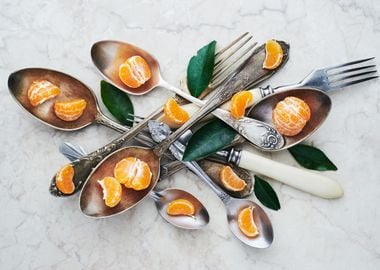 Spoon tangerines